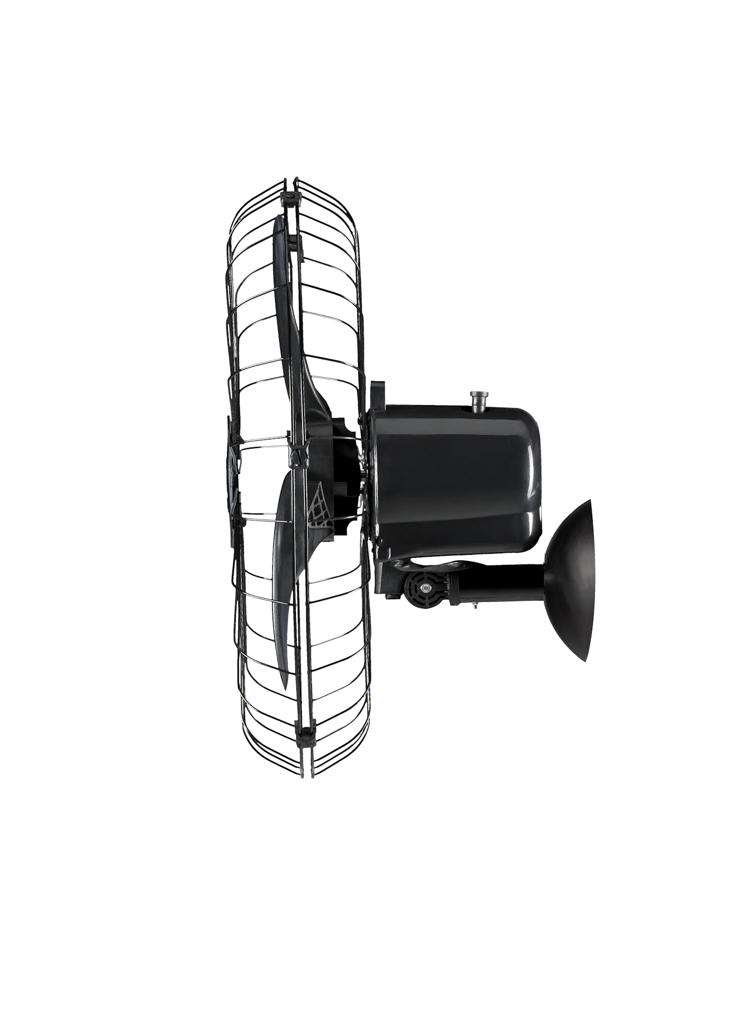 VENTILADOR OSCILANTE PAREDE 60 CENTÍMETROS METAL 127V 180W PRETO 3PÁS 2