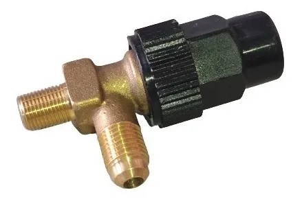 VALVULA TANQUE 1/4 SAE X 1/8 NPTS