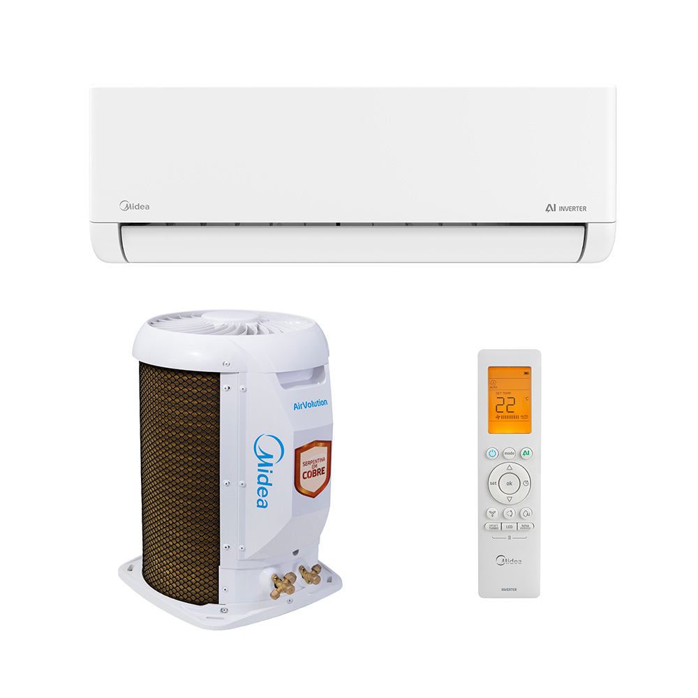Ar Condicionado 18.000 Btus Split Hw Inverter Springer Midea Ai Air Volution Frio R32 42Efvca18M5/38Tavca18M5 - 220V
