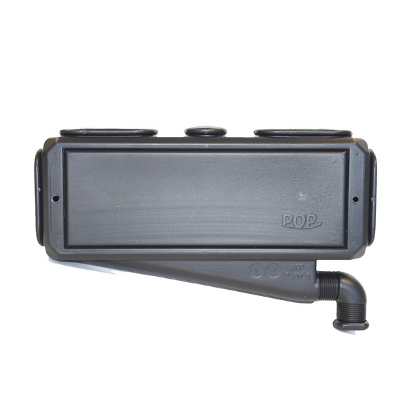 CAIXA PASSAGEM AR CONDICIONADO SPLIT 1 SAIDA REVERSIVEL PRETA 1