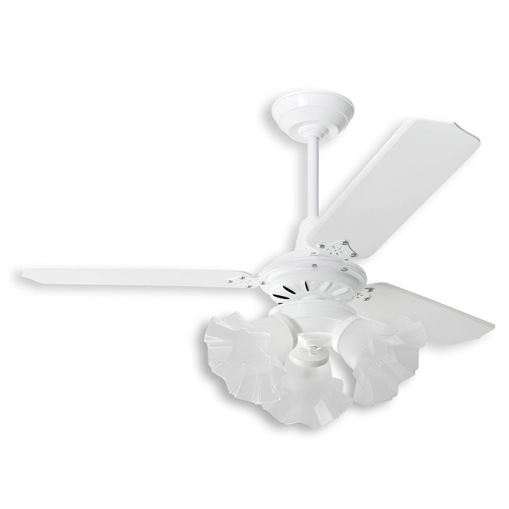 Ventilador De Teto Loren Sid Diplomata Diamante Branco 110v 4