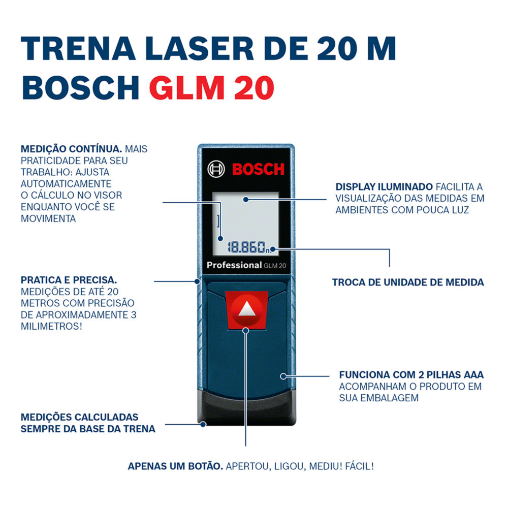 TRENA A LASER GLM20 BOSCH 5