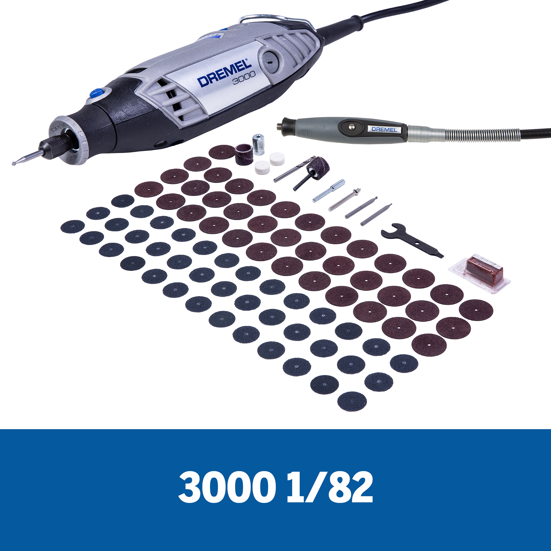 DREMEL MICROR 3000 C/ 82 ACESS BOSCH127V