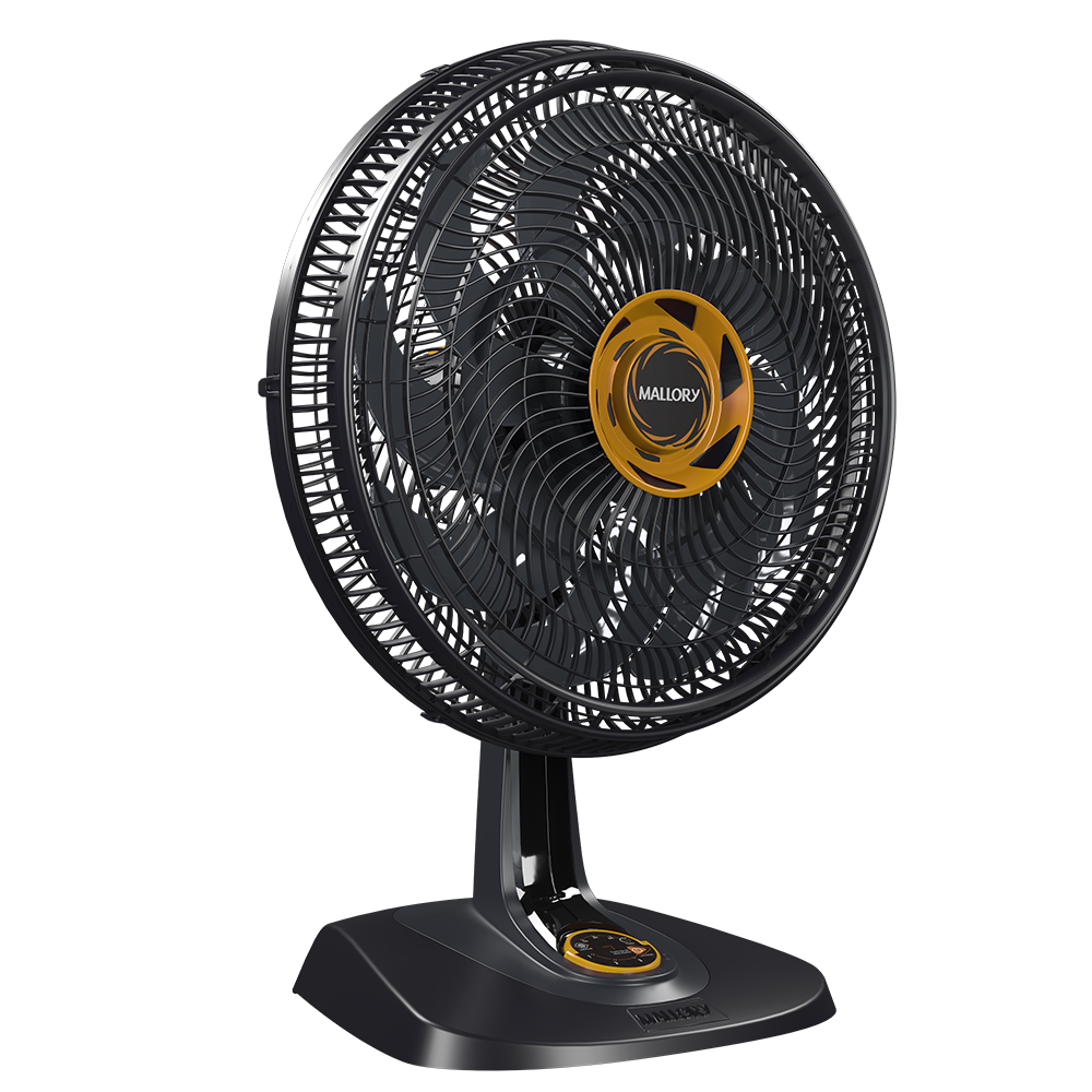 Ventilador de Mesa Neo Control Mallory Air 15 Total Control Preto/Dourado 127V 2