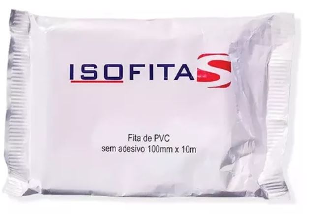 FITA PVC BRANCA 10 MTS ISOFITAS