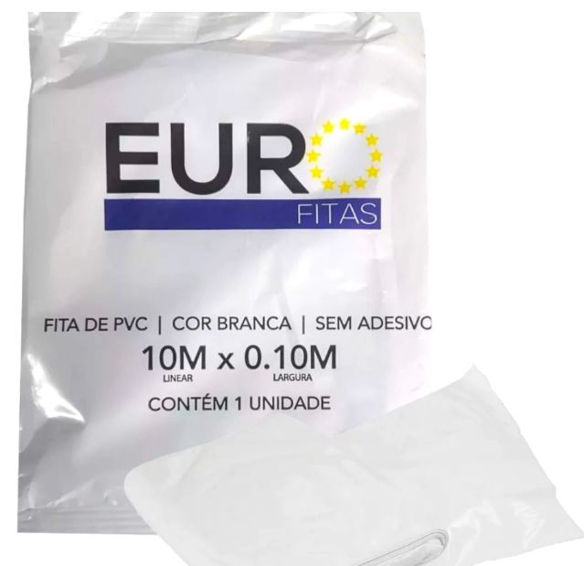 FITA PVC BRANCA 10 MTS EURO FILM