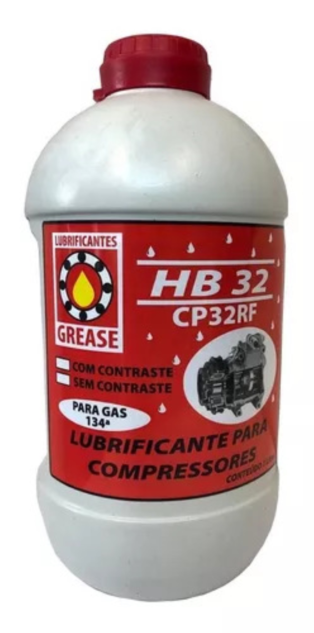 OLEO HB 32 LUBRIFICANTE 1LT COMPRESSORES GAS 134