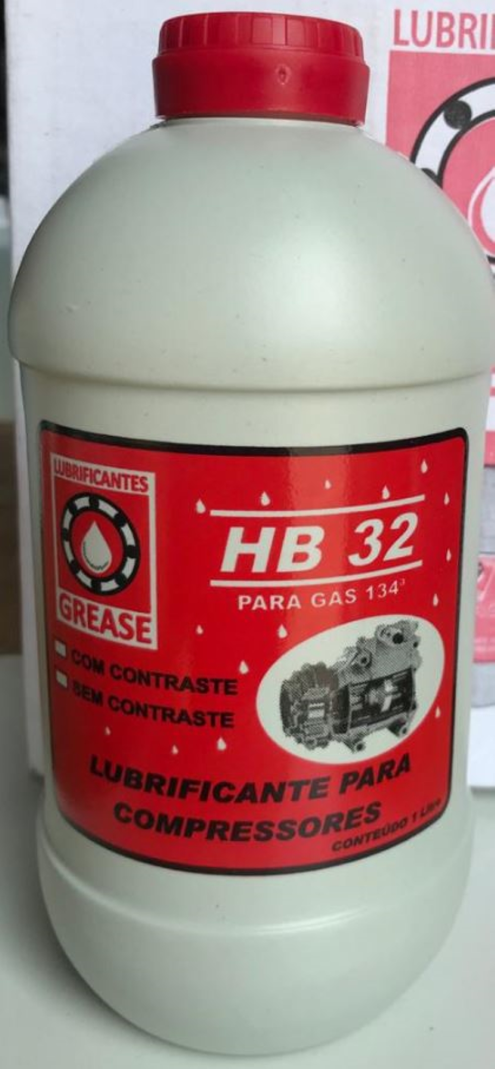 OLEO HB 32 LUBRIFICANTE 1LT COMPRESSORES GAS 134 2