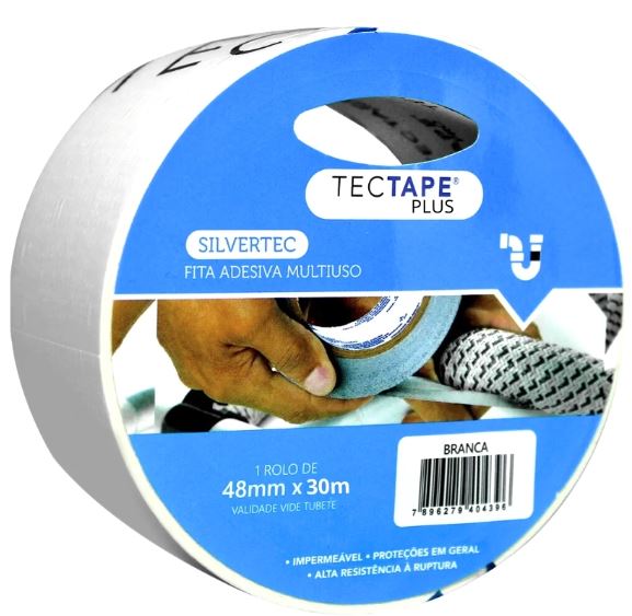 FITA SILVERTAPE BRANCA 48MM X 50MTS 2