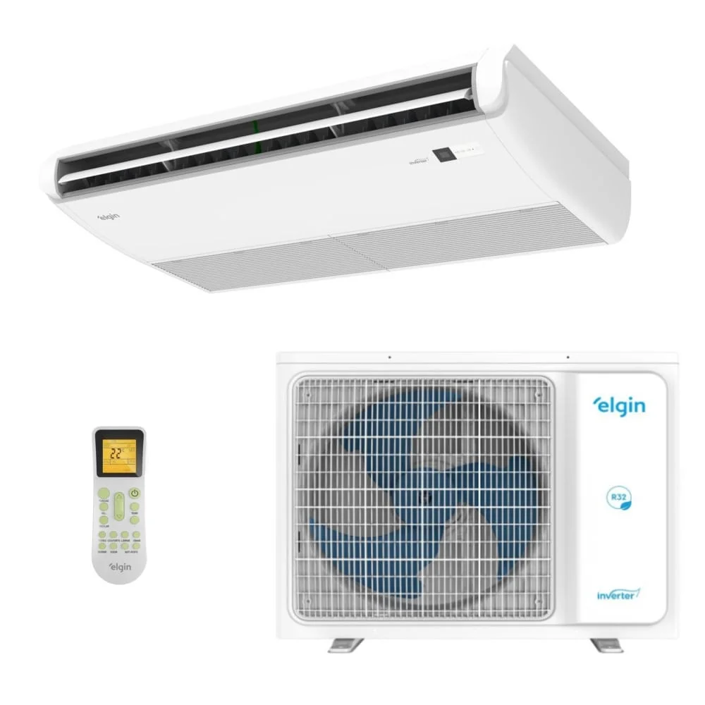 AR CONDICIONADO SPLIT PISO TETO 24000 BTU FRIO PLUS  INVERTER ELGIN 220V