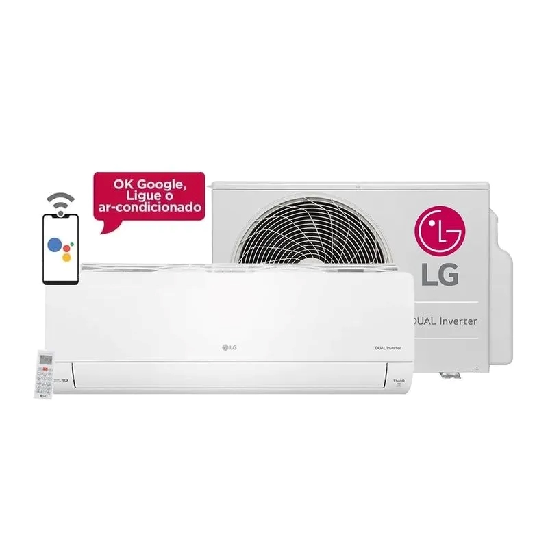 AR CONDICIONADO SPLIT HI WALL 9.000 BTUS LG DUAL VOICE FRIO 220V - COMPACTO E INTELIGENTE 2