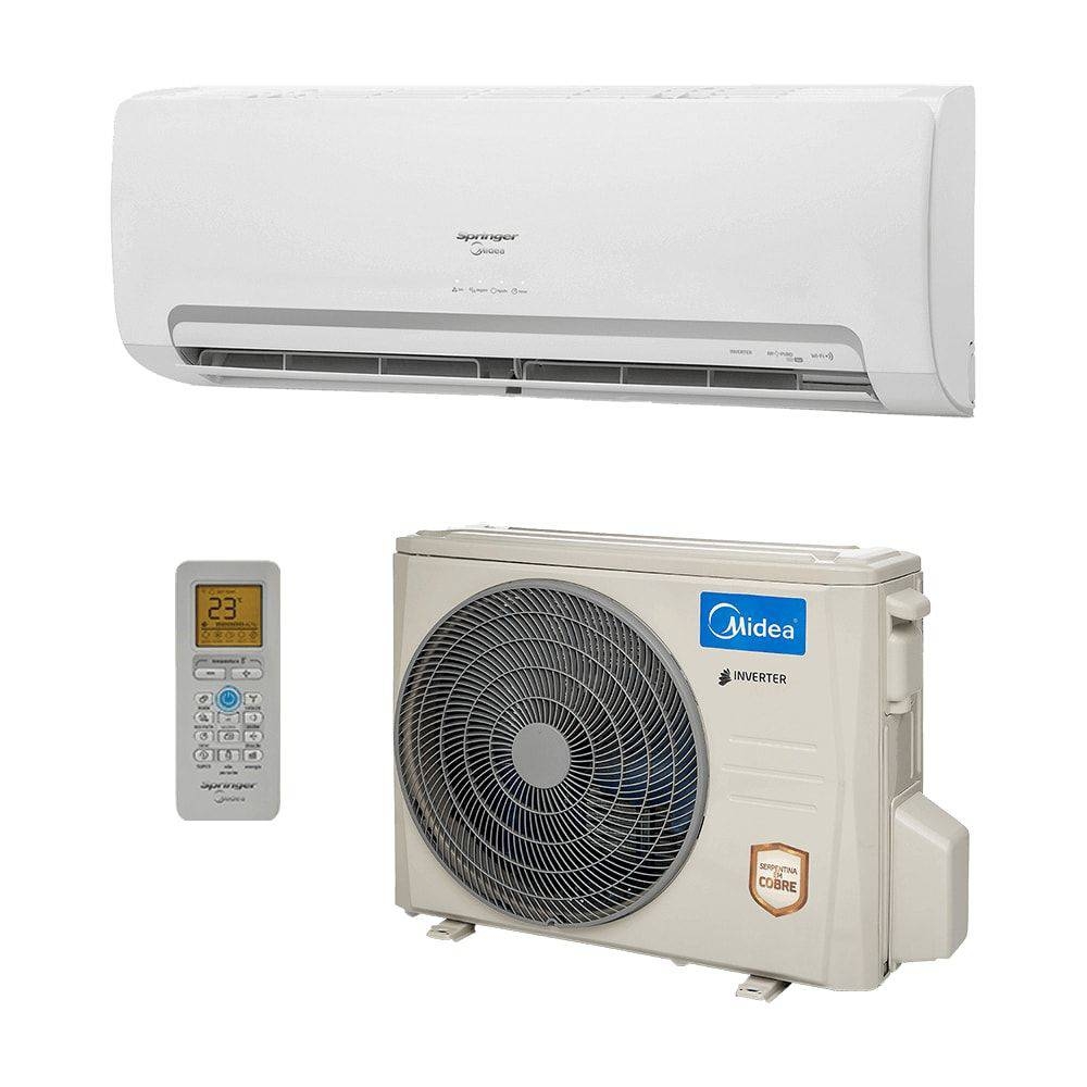 AR CONDICIONADO SPLIT HI WALL INVERTER 9.000 BTUS SPRINGER MIDEA FRIO 220V - EFICIÊNCIA COMPACTA 8